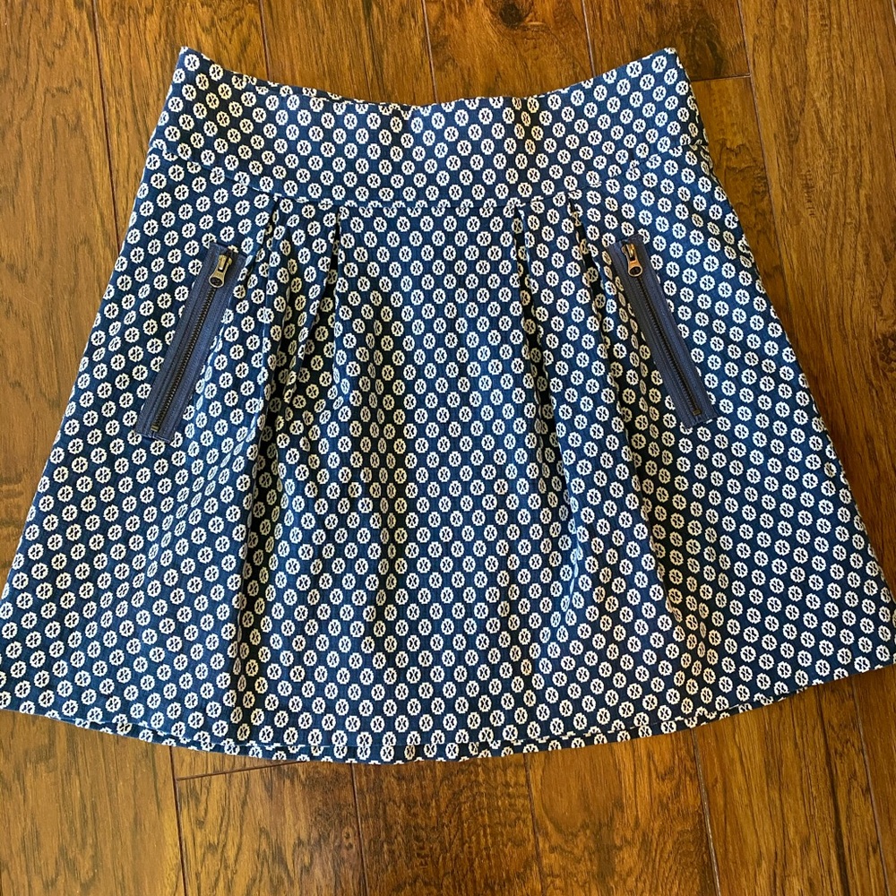 Anthropologie Maeve Fourth Street swing skirt